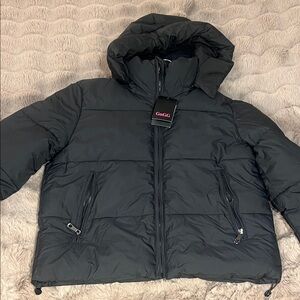 Women's Black Puffer Jacket